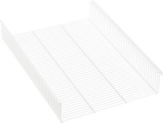 16 x 2' x 3-5/8 h Elfa Classic Shelf Basket White