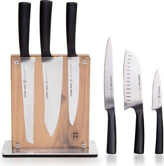 Schmidt Bros Cutlery Schmidt Brothers Cutlery Carbon 6 7pc Knife Block Set