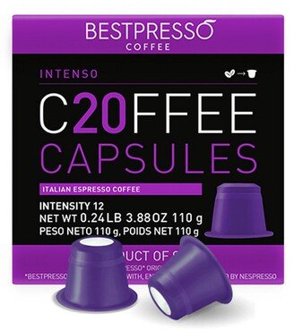 Bestpresso Intenso Espresso Nespresso Originaline Compatible Capsules - 120 Count