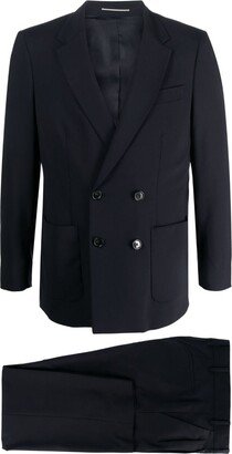PT Torino Notched-Lapel Double-Breasted Blazer