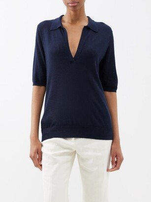 Frank Cashmere-blend Polo Sweater