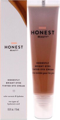 ly Bright Eyes Tinted Eye Cream - Terracotta by Honest for Women - 0.5 oz Cream