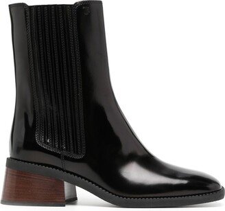 monogram Chelsea boots