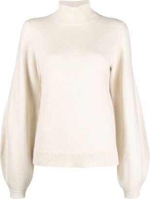 Cashmere turtle-neck jumper