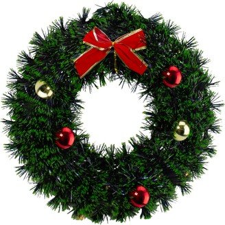 Northlight Tinsel Artificial Christmas Wreath With a Bow, 17