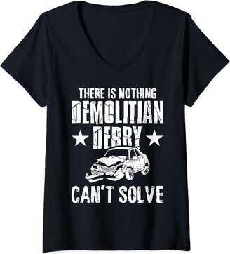 Demolitian Derby Clothing Mens Derby Car Clothes Demo Derby Toys Demolitian Derby for Women Demolitian Derby V-Neck T-Shirt