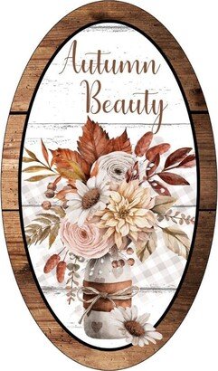 Wreath Sign, Autumn Beauty Signs For Wreaths, Embellishment