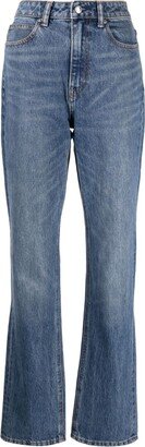 Fly high-rise flared jeans