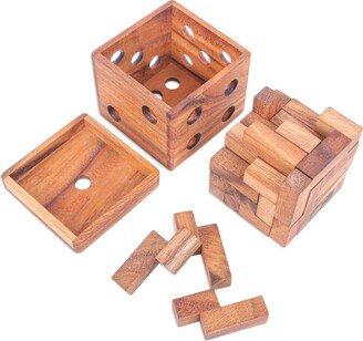 Handmade Cubed Wood Puzzle