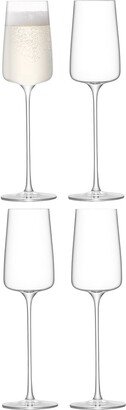 Metropolitan Champagne Flutes 4-Piece Set