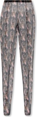 Patterned Tights - Black