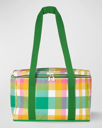 Garden Plaid Cooler Bag