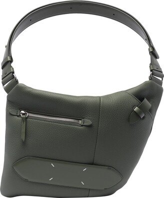 Four-Stitch Zipped Shoulder Bag