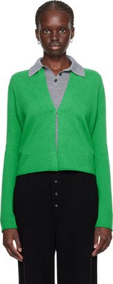 Guest in Residence Green Stealth Cardigan