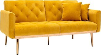 IGEMANINC Elegant Convertible Sofa & Sofa Bed Accent Sofa, Loveseat Sofa, Folding Futon Sofa Bed-AA