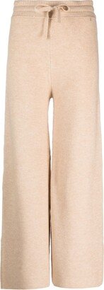 High-Waist Fine-Knit Trousers