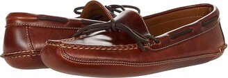 Leather Double-Sole Slipper Leather Lined (Brown) Men's Shoes