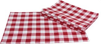 Gingham Check Placemats - Set of 4, 19 x 13