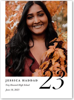 Graduation Announcements: Successful Student Graduation Announcement, White, 6X8, Matte, Signature Smooth Cardstock, Square