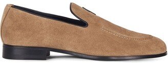 G-flash suede slippers