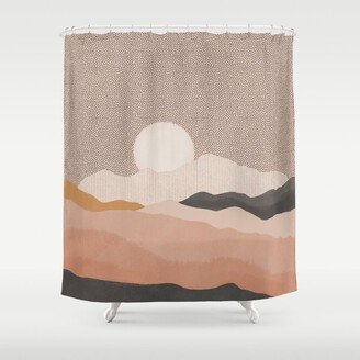 Rose Mountains Shower Curtain