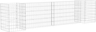 H-Shaped Gabion Planter Steel Wire 102.4x15.7x23.6