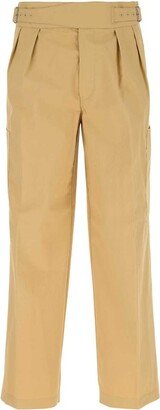 Logo Patch Straight-Leg Pants-AA