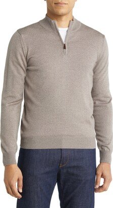 Merino Wool Half Zip Sweater