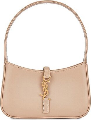 Mini Le 5 A 7 Hobo Bag in Beige