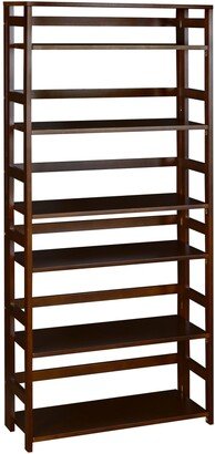 Regency Fairway 67 High Folding Bookcase- Mocha Walnut