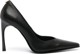 Pointed-Toe 100mm Leather Pumps