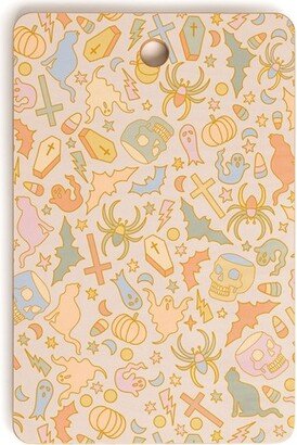 Iveta Abolina Pastel Halloween Rectangle Cutting Board