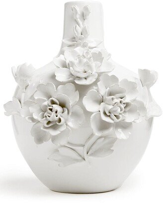 3D porcelain rose vase