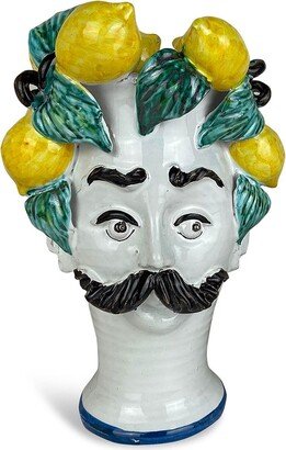 Lemon ceramic vase-AA