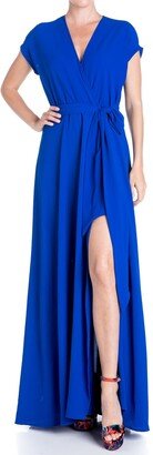 MEGHAN LA Jasmine Slit Maxi Dress