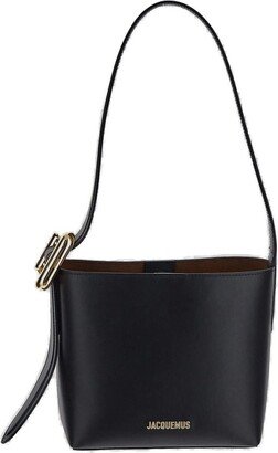 Small Buckled Bucket Bag