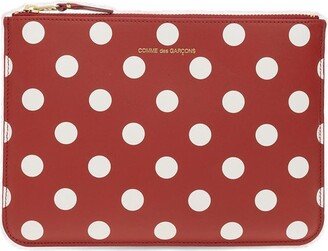 Patterned Polka Dot Pouch