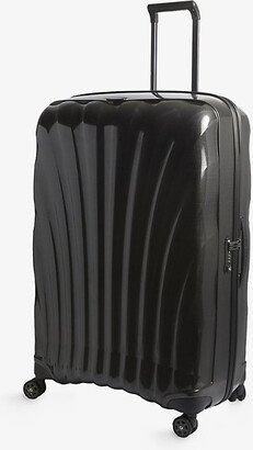 Black C-Lite Spinner Hard Case 4 Wheel Cabin Suitcase 86cm