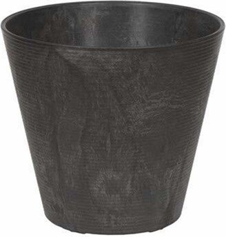 Novelty ArtStone Round Self-Watering Planters Cali Black 8 Inch