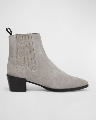 Rover Suede Chelsea Booties