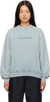 Blue Blurred Sweatshirt