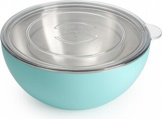 Served Vacuum-Insulated Double-Walled Copper-Lined Stainless Steel Small Serving Bowl, 0.62 Quarts