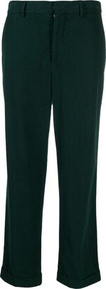Auckley straight-leg twill trousers
