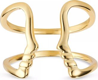 Elk & Bloom - Everyday Fine Jewellery Thick Gold Statement Face Ring