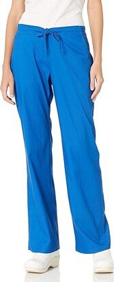 Women's Size Scrubs Luxe Tall Low Rise Drawstring Pant (Royal) Women's Clothing