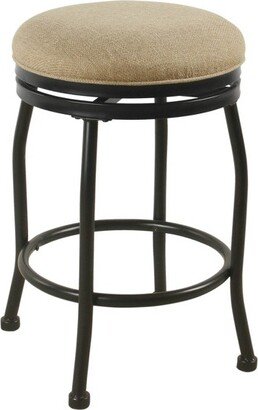 Swivel Counter Height Barstool with Metal Legs