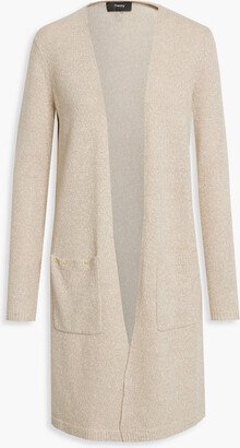 Linen and cashmere-blend cardigan