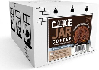 Cookie Jar Double Chocolate Chunk Flavored Coffee Pods, Keurig 2.0, 40 Count