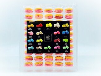 50 Pack Apricot - Raspberry French Macaron Value