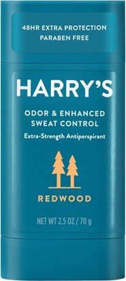 Harry's Redwood Extra-Strength Antiperspirant Stick for Men - 2.5oz